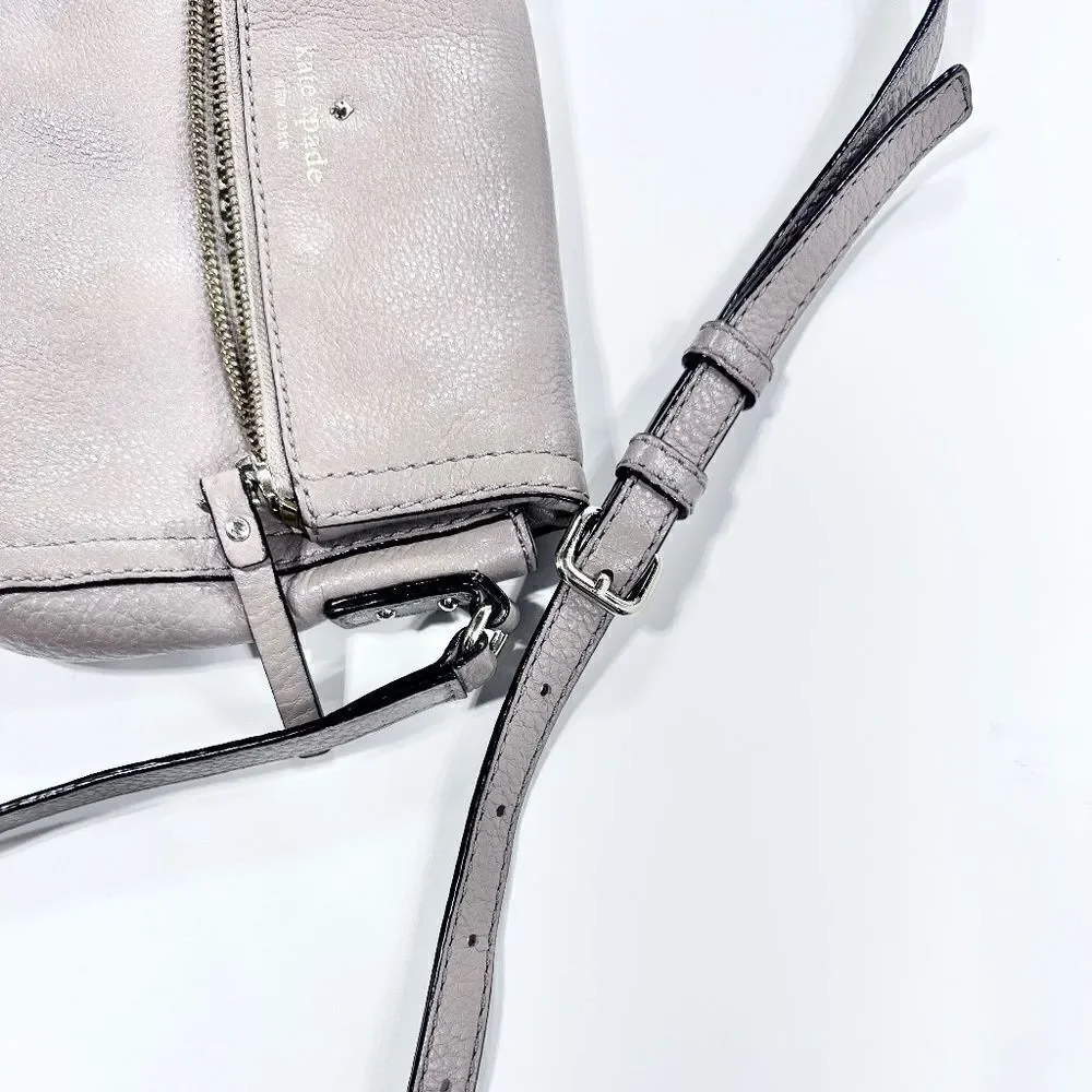 Kate Spade ivory leather crossbody bag